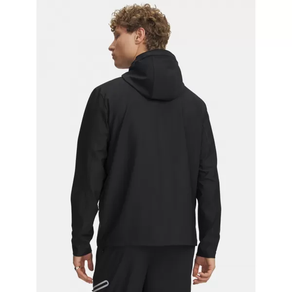  Herrenjacke UNDER ARMOUR UA UNSTOPPABLE WOVEN JACKET SCHWARZ 