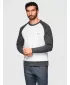 Herren-Sweatshirt OMBRE OM-SSNZ-0239 CREME UND GRAPHIT