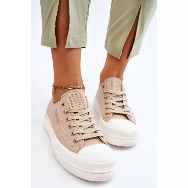  Damen-Sneaker BIG STAR LL274969 BEIGE Big Star Shoes 