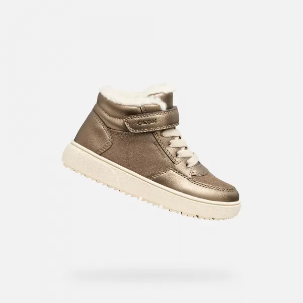  Mädchen-Sneaker GEOX THELEVEN AB J56HTA077BCC9006 GOLDEN 