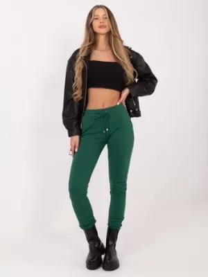 Damen-Jogginghose BASIC FEEL GOOD RV-DR-5040.02X DUNKELGRÜN