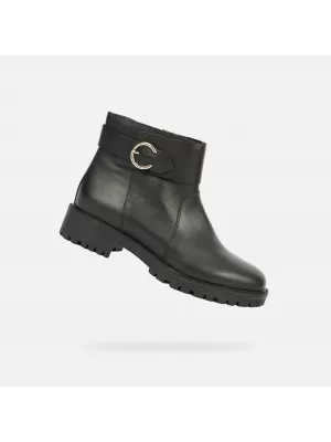 Damen-Stiefeletten GEOX HOARA G004352 SCHWARZ