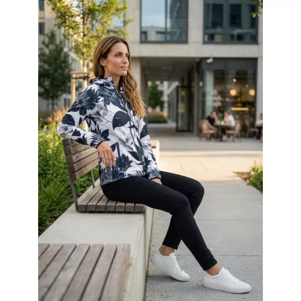  Premium-Softshelljacke für Damen ALTISPORT VOJ/ALW115JACK01 SCHWARZ/WEIß 