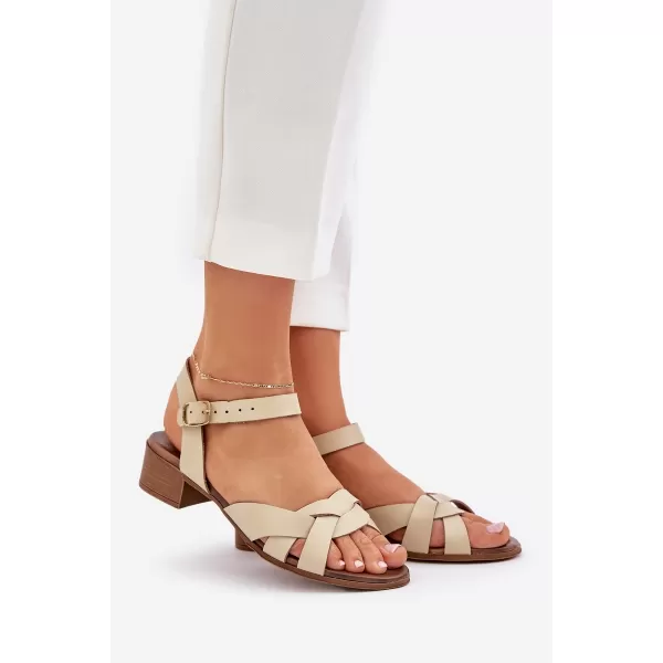  Damensandalen ZAZOO 40372 BEIGE 