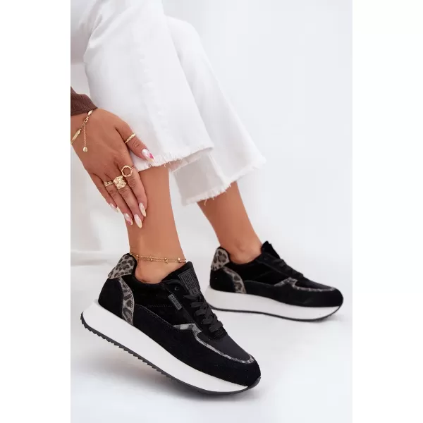  Damenschuhe BIG STAR OO274A312 SCHWARZ Big Star Shoes 