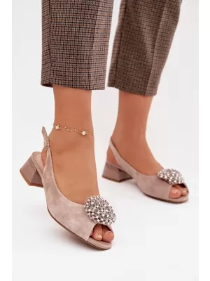 Damensandalen D&A CR61-3030 BEIGE