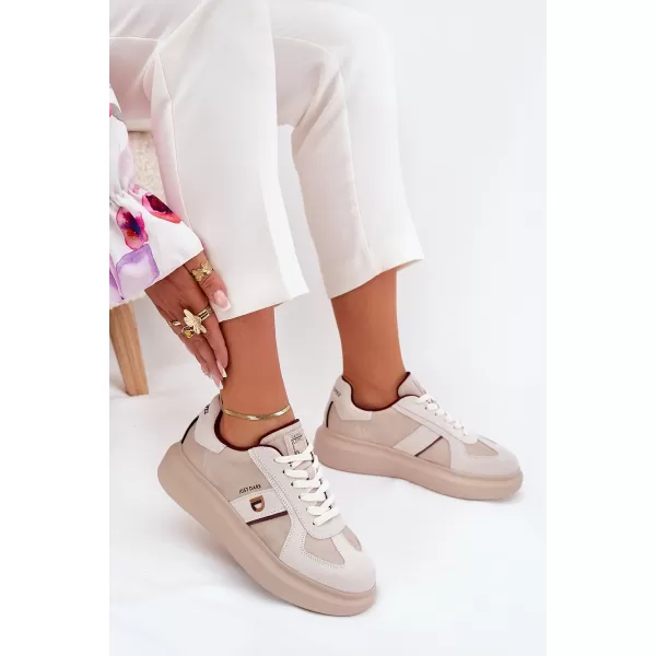  Damen-Sneaker LOPEZ JUST DARE SS2D4003 BEIGE Daniel Lopez Just Dare 