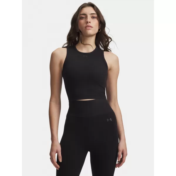  Damen-Tanktop UNDER ARMOUR SEAMLESS COTTON HAND TANK 6011132-008 SCHWARZ 