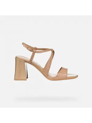Damensandalen GEOX NEW ERAKLIA 80 T01 G012894 HELLBRAUN