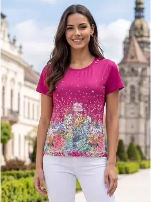 Damen-T-Shirt ALTISPORT HELINA ROT