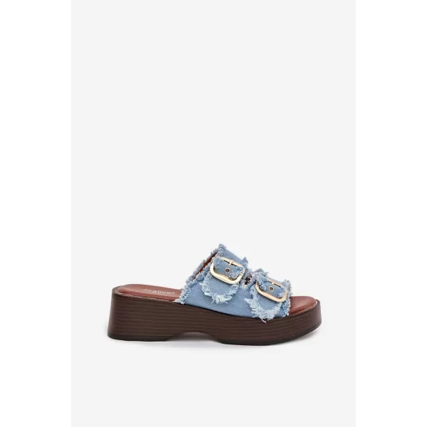  Damenhausschuhe BOTO RENELISSE 41325 HELLBLAU 
