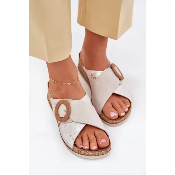  Damensandalen INBLU RV000012 BEIGE 