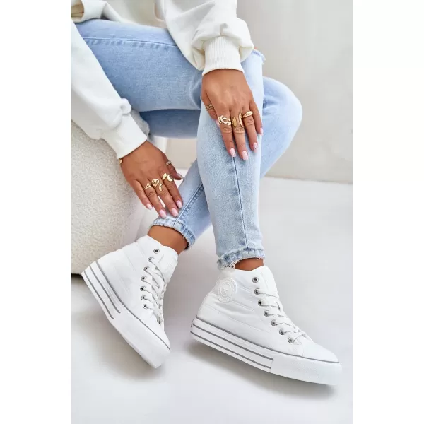  Damen-Sneaker BIG STAR OO274A473 WEISS Big Star Shoes 