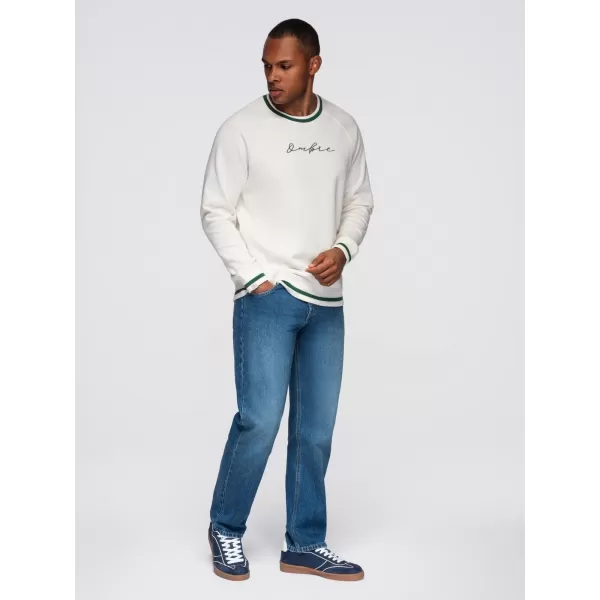  Herren-Sweatshirt OMBRE OM-SSNZ-0244 WEIß 