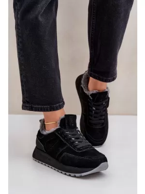 Damen-Sneaker BIG STAR OO274580 SCHWARZ Big Star Shoes
