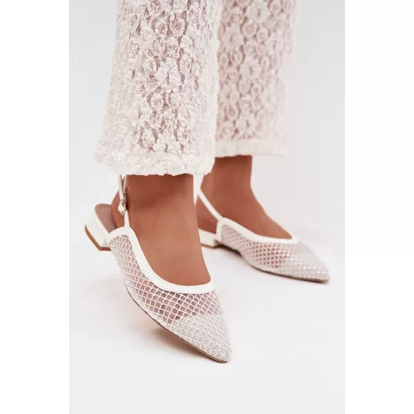  Ballerinas für Damen BOTO PYVONA 42007 WEIß 
