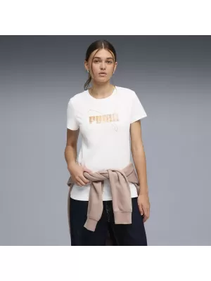 Damen-T-Shirt PUMA ESS LOGO LAB TEE 691824_02 PUMA WEIß