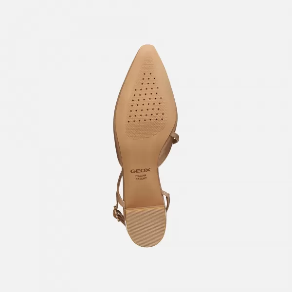  Ballerinas für Damen GEOX GISELDA15 G013213 HELLBRAUN 