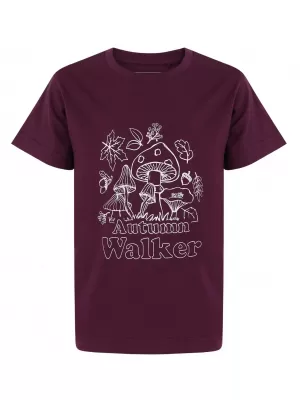 Kinder-T-Shirt HUSKY TEE MUSHROOM K LILA