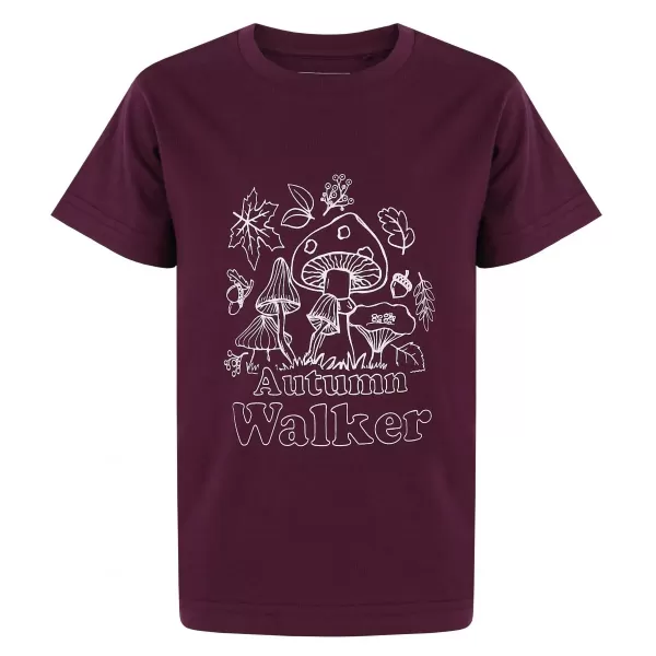  Kinder-T-Shirt HUSKY TEE MUSHROOM K LILA 