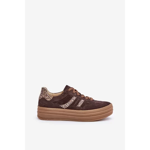  Damenschuhe ZAZOO N1176 BRAUN/BEIGE 