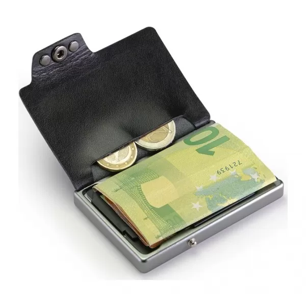 Geldbörse MONDRAGHI ONE PLUS SCHWARZ 