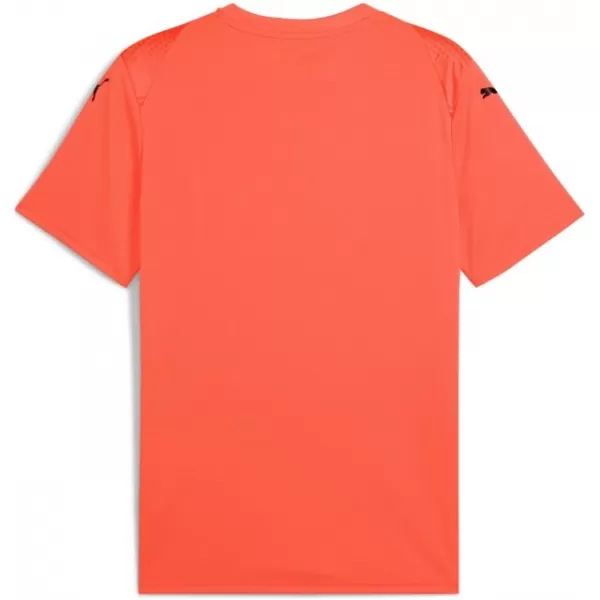  Funktions-T-Shirt für Herren PUMA TEAMULTIMATE JERSEY 706280-38 NEON SUN/ NEON SUN/PUMA BLACK 