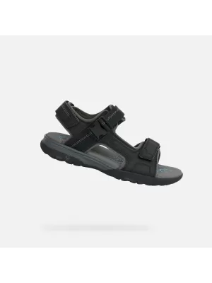 Herrensandalen GEOX SPHERICA EC5 G014392 SCHWARZ