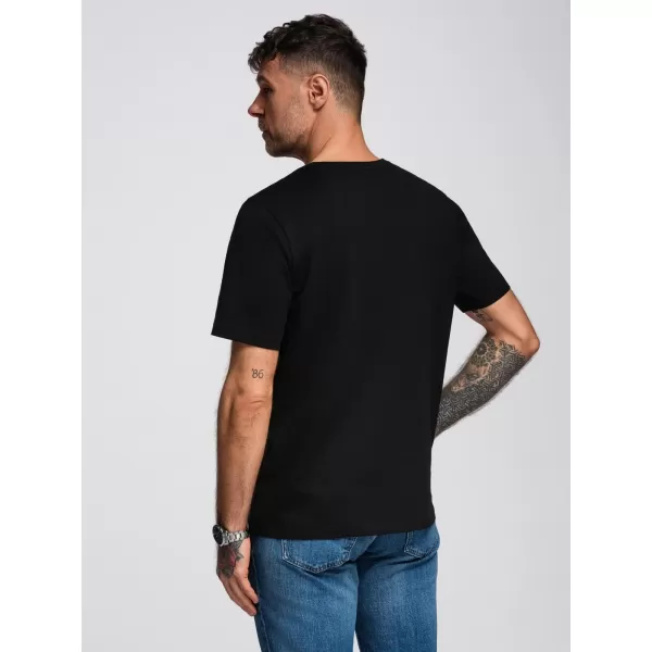  Herren-T-Shirt OMBRE OM-TSPT-0246 SCHWARZ 