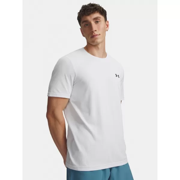  Herren-T-Shirt UNDER ARMOUR UA VANISH ELITE SEAMLESS SS 6010591-100 WEIß 