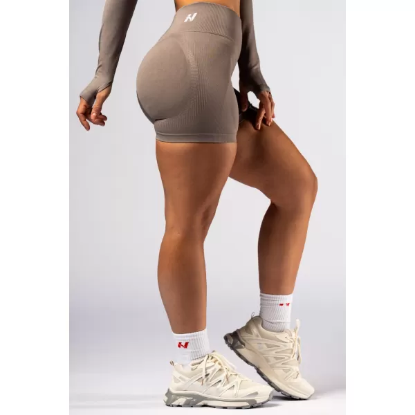 Push-up-Shorts mit hoher Taille POWER 893 LIGHT BROWN ASH Nebbia 