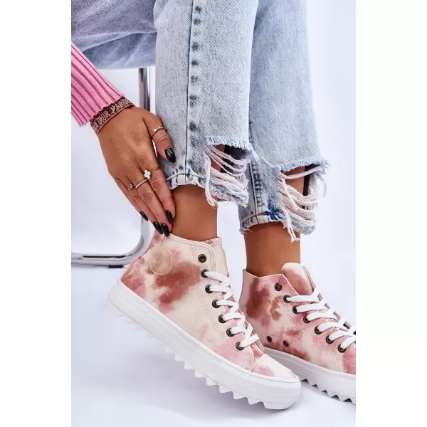  Damen-Sneaker BIG STAR LL274048 BEIGE/NUDE Big Star Shoes 