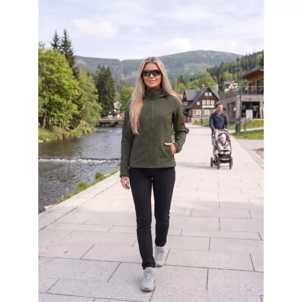  Softshelljacke für Damen ALTISPORT NoPrint NP/ALW945 MILITÄR 
