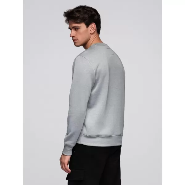  Herren-Sweatshirt OMBRE B1711 GRAUE MELANGE 