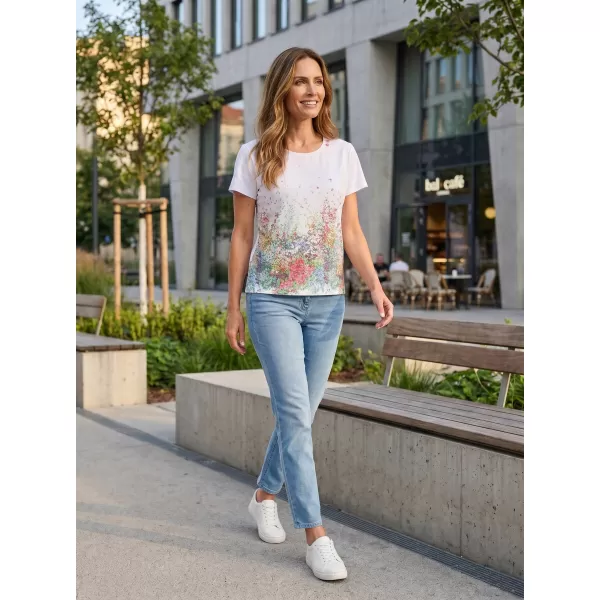  Damen-T-Shirt ALTISPORT HELINA WEIß 