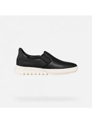 Damen-Sneaker GEOX FLEXTRIDE PLUS G012973 SCHWARZ