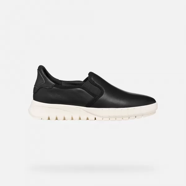  Damen-Sneaker GEOX FLEXTRIDE PLUS G012973 SCHWARZ 