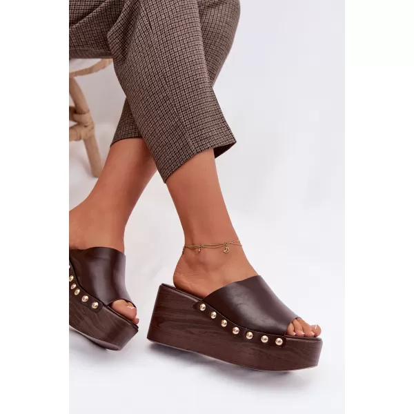  Damenhausschuhe BOTO FARINELLE 41623 BRAUN 