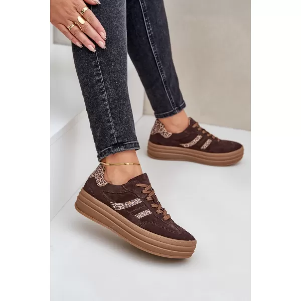  Damenschuhe ZAZOO N1176 BRAUN/BEIGE 
