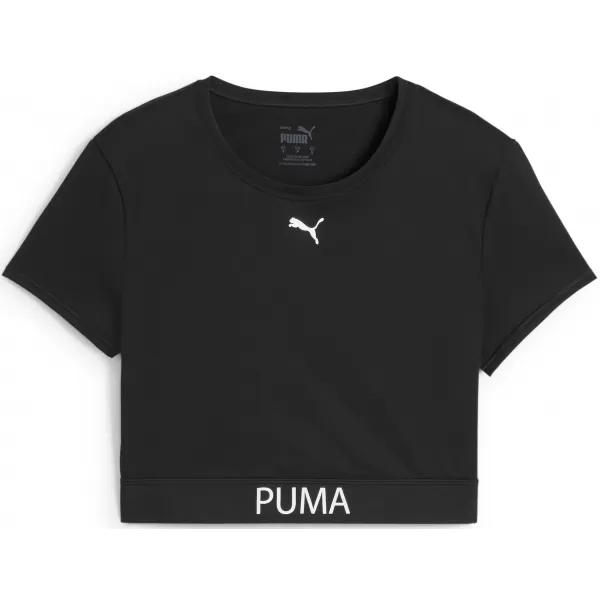 Damen-T-Shirt PUMA W STRONG TEE - SHORT 526805-01 PUMA SCHWARZ 