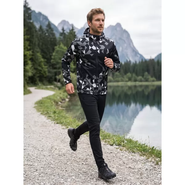  Premium-Softshelljacke für Herren ALTISPORT VOJ/ALM108JACK01 SCHWARZ 