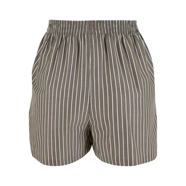  Damen-Shorts URBAN CLASSICS TB6845 OLIV/WEIß 
