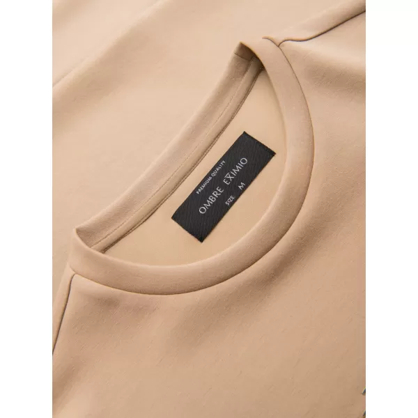  Herren-Sweatshirt OMBRE OM-SNBC-0199 BEIGE 