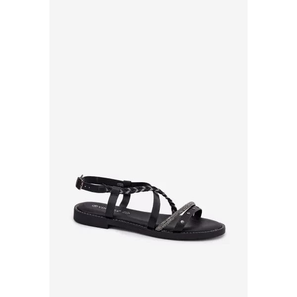  Damensandalen VINCEZA 17379 SCHWARZ 