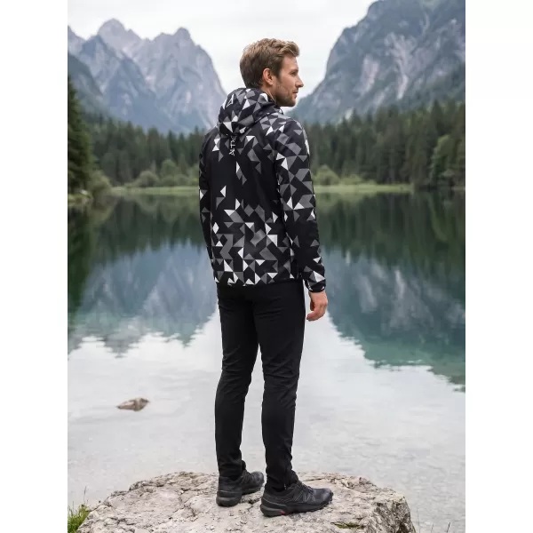  Premium-Softshelljacke für Herren ALTISPORT VOJ/ALM108JACK01 SCHWARZ 