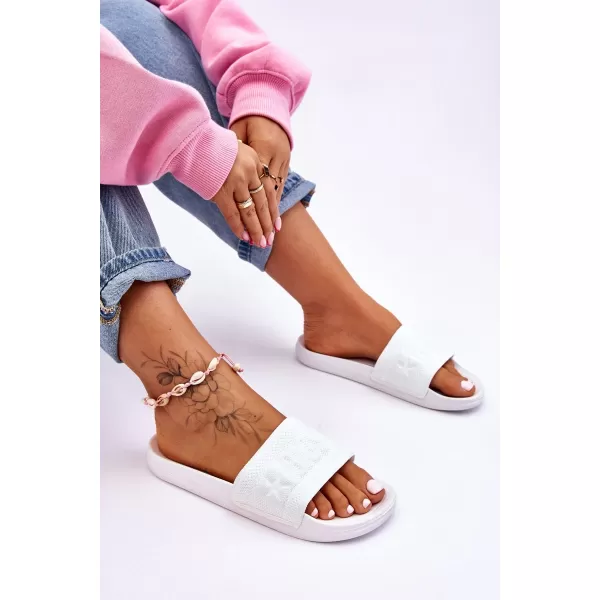  Damenhausschuhe BIG STAR LL274A159 WEISS Big Star Shoes 