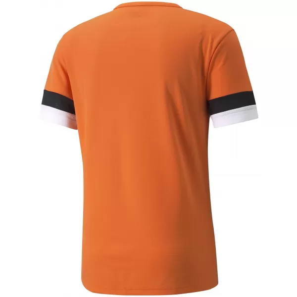  Funktions-T-Shirt für Herren PUMA TEAMRISE JERSEY 704932-08 GOLDENER MOHN/SCHWARZ/WEIß 