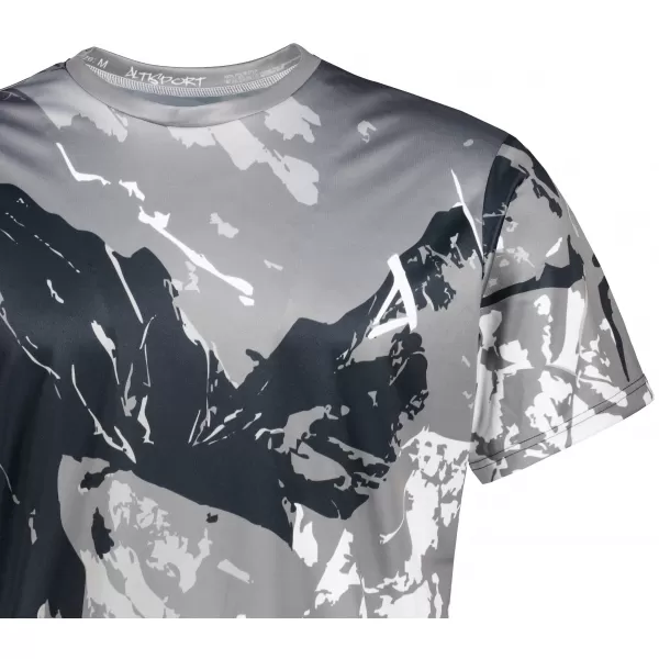 Premium-T-Shirt für Herren ALTISPORT VOJ/ALM131TR01 GRAU/SCHWARZ 