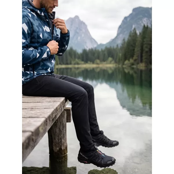  Premium-Softshelljacke für Herren ALTISPORT VOJ/ALM108JACK01 MARINEBLAU/WEIß 