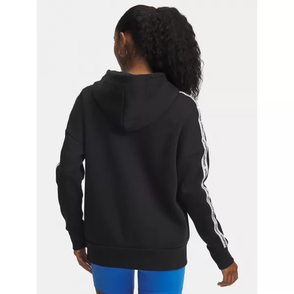  Damen-Sweatshirt UNDER ARMOUR ICON FLEECE TAPED HDY 6003708-004 SCHWARZ 